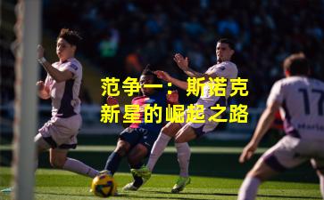 范争一：斯诺克新星的崛起之路